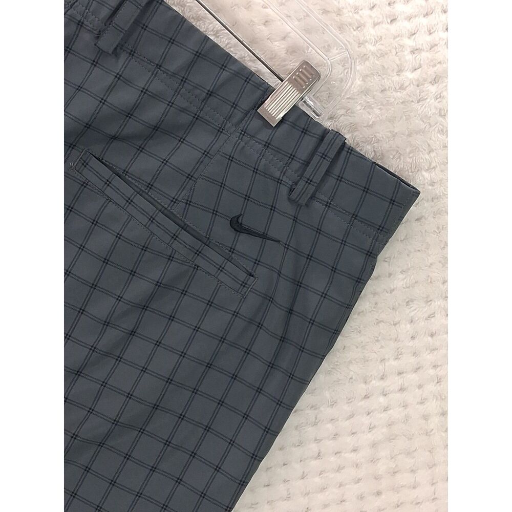 Nike Dri-FIT Men's 42 Gray Flex Plaid Golf Shorts